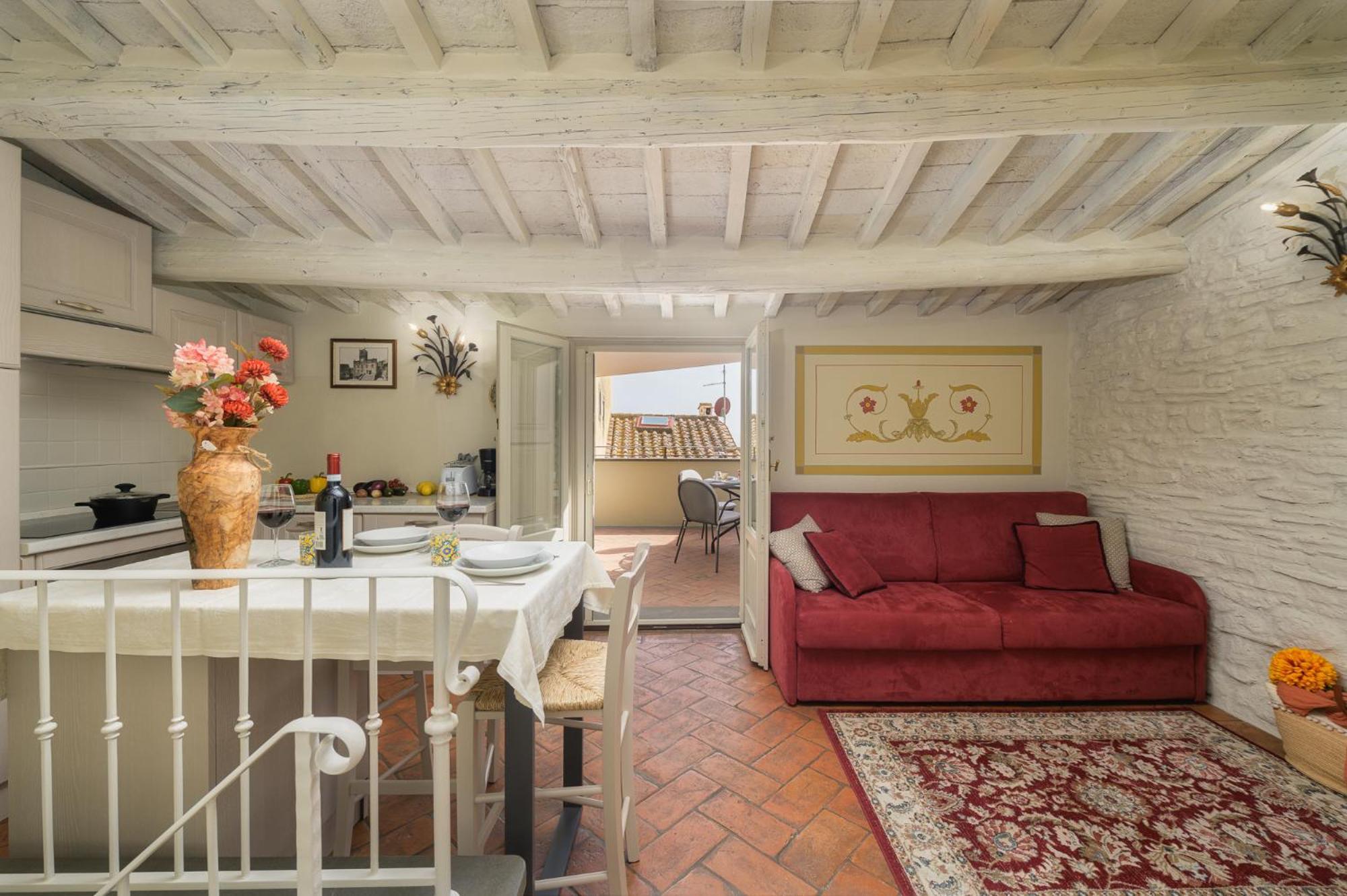 Terrazza Silena, Centro Storico Con Vista Cortona! Apartment Екстериор снимка